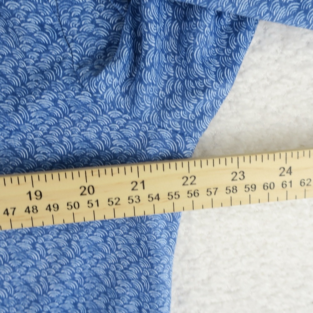 Johnnie-O Golf 1/4 ZipPerformance Sweater Mens Medium Blue‎ Quonochontaug - Picture 12 of 13